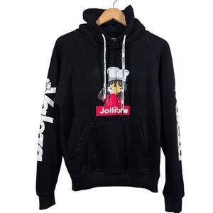 Valeza Anime Streetwear Hoodie Jollibae Women's Medium Black Original‎